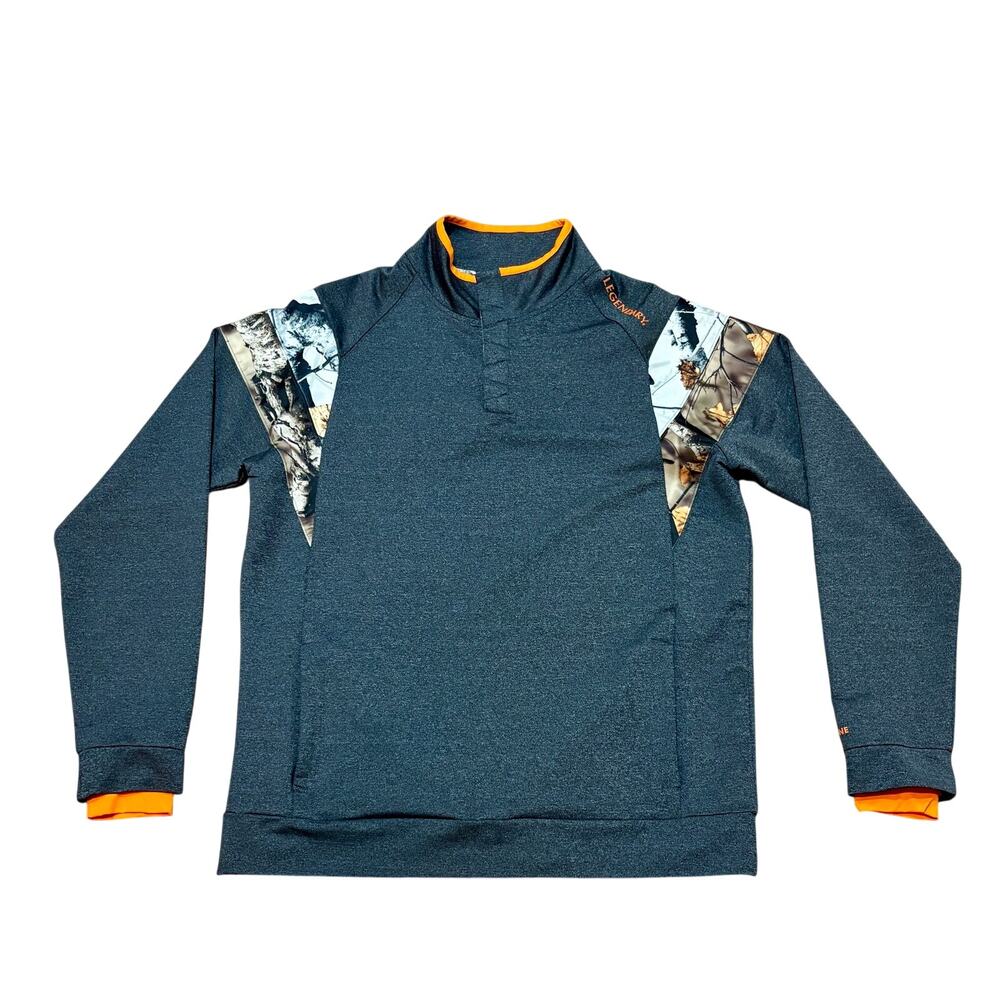 Legendary Whitetails Fleece Performance Pullover Men's LG Uline Corporate Brand